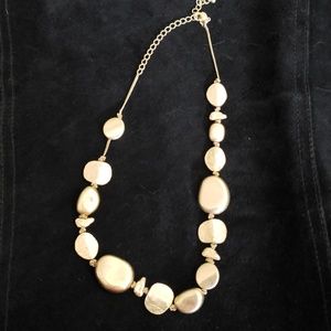 Lia Sophia Gold Nugget Necklace